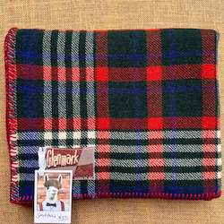 Linen - household: Small THROW/KNEE RUG - ideal for pram or baby blanket. NZ Wool