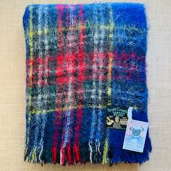 Linen - household: Scott Country Tartan Plaid THROW Scottish MOHAlR Blanket