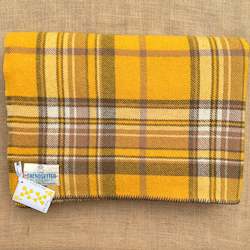 Linen - household: Toasty Mustard QUEEN/KING New Zealand Pure Wool Blanket