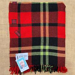 Linen - household: Lightweight TRAVEL RUG New Zealand Wool Blanket