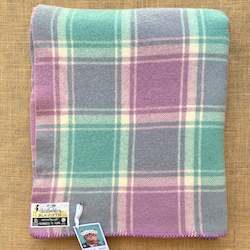 Linen - household: Super Fuzzy Fresh Retro Fav! SINGLE New Zealand Wool Blanket