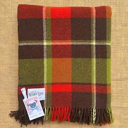 Linen - household: Earthy Colours TRAVEL RUG New Zealand Wool Blanket