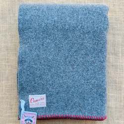 Grey Army Blanket SINGLE New Zealand Pure Wool Blanket