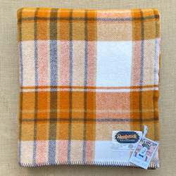 Linen - household: Slumbersoft 70's Retro SINGLE New Zealand Wool Blanket