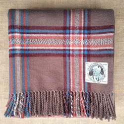 Linen - household: Exceptional Kaiapoi CAR RUG Collectible Wool Blanket with Maori Chief Label