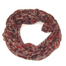 Scarf floral red