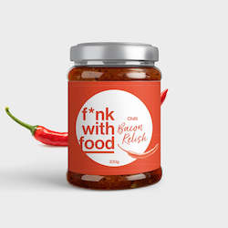Food manufacturing: Chilli Bacon Relish 230g