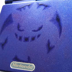 Toy: 09. Gengar Themed Gameboy Advance SP ags 101