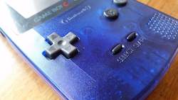 Toy: Custom Gameboy colour - metallic purple and blue