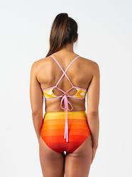 Fashion design: Golden Glow High Waisted Bikini Bottom