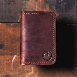Frontpage: THE RAW EDGE BIFOLD WALLET - BISON