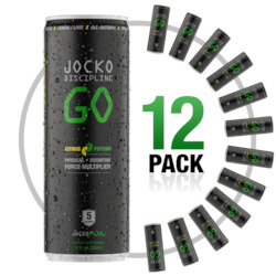 JOCKO DISCIPLINE GO DRINK - CITRUS PSYCHO - 12 Pack
