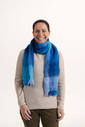 Internet only: Mohair Scarf - Roy's Blue