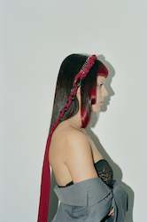 Clothing: Lilith Knotted Tiara BySky ~ Maroon