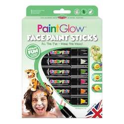 Occupational therapy: Animal Kingdom Face Paint Sticks - 6 Pack