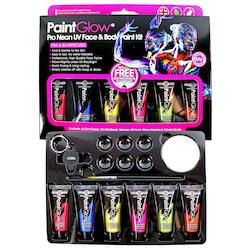 UV Face and Body Paint Kit