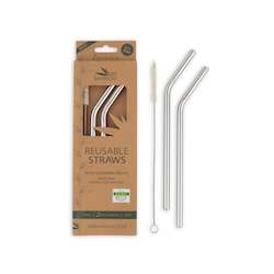Stainless Steel Straws - 2 Pack
