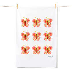Tea Towel - Lily Butterflies