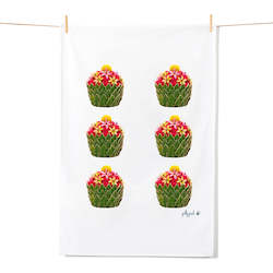 Tea Towel - Pineapple Cupcakes