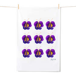 Tea Towel - Lavender Butterflies