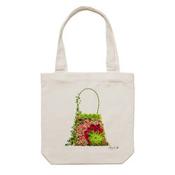 Cotton Canvas Tote Bag - Tapestry Bag