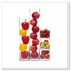 Fruit and Veg Vases Greeting Card