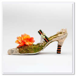 Lace Heal Shoe Greeting Card