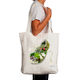 Cotton Canvas Tote Bag. Featuring a different Floral Tapestry design on each side. Available in cream only.