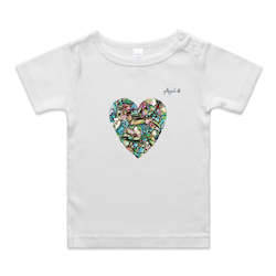 Gift: Paua Heart - Infant Wee Tee