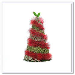 Gift: Christmas Greeting Card - Spiral Pohutukawa Tree