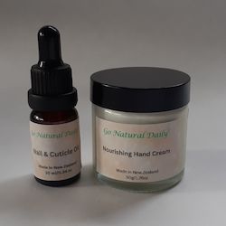 General store operation - other than mainly grocery: Nail & Cuticle Oil & Nourishing Hand Cream Gift Set