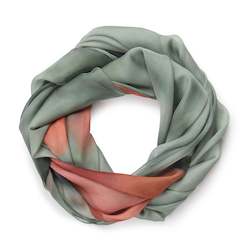 POPPY FIELD silk chiffon scarf