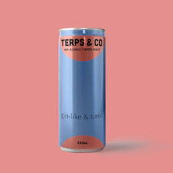 Soft drink manufacturing: gin-like & tonic 10 x 250ml cans