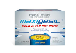 Frontpage: MaxigesicÂ® Cold & Flu Hot Drink