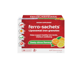 Supplements: Ferro-SachetsÂ® Iron Granules - Citrus Flavour