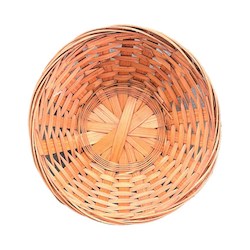 Bamboo Baskets: Bamboo Round Basket(L) 30x8cm