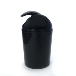 Cleaning And Bins: Rubbish Bin/ Dustbin/ Bullet Bin  Black 10L (XL)