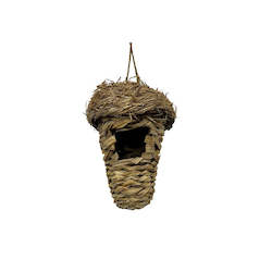 Home Decor: Handwoven Straw Nest - 17cms