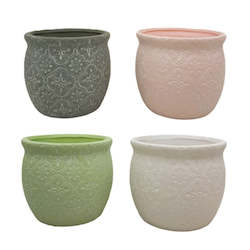 Home Decor: Ceramic Flower/Planter Pot (10.5x8.5cm)
