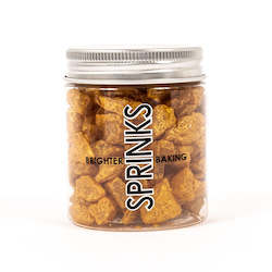 Sprinks - Gold Large Rock Sugar Sprinkles - 75g