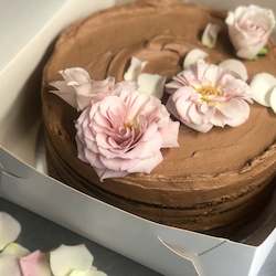 Bakery (with on-site baking): Chocolate Fudge Celebration Cake - medium (also vegan option)