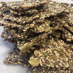 Bakery (with on-site baking): Seed Crackers (gluten free)