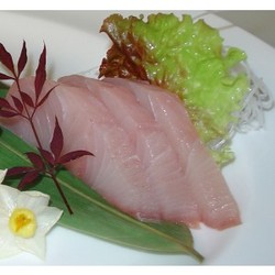 Products: Kingfish, skin off, sashimi portion (super frozen)