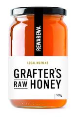 Honey manufacturing - blended: Grafter's Raw Honey - Rewarewa Blend - temporary out of stock