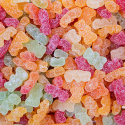 Confectionery: Mini Fizzy Bears 50g