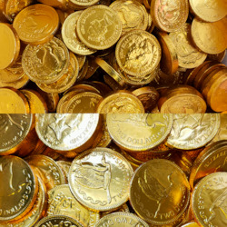 Confectionery: Gold Coins Chocolate