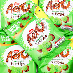 Confectionery: Nestle Aero Peppermint Bubbles 80g