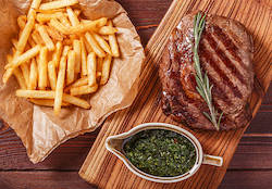 Sirloin Steak & Fries (DF)