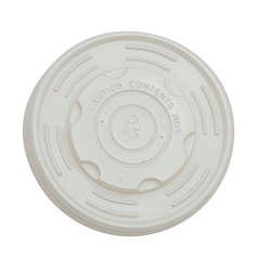 Takeaway Containers: CPLA lids 12/16oz soup bowls WHITE