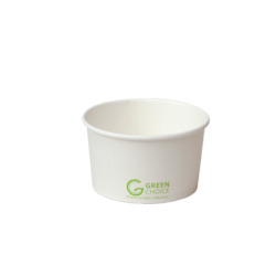 Takeaway Containers: Dessert Tub WHITE PLA - 5oz